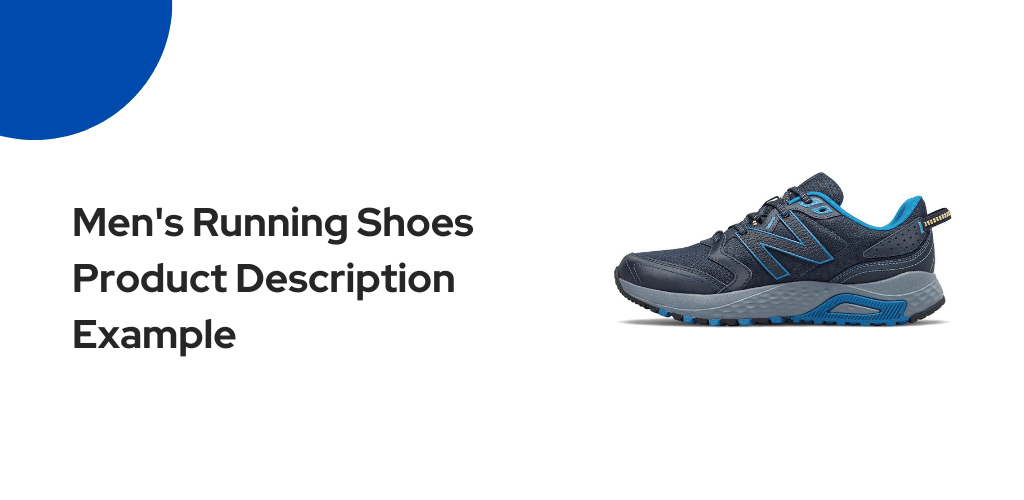 Men's Running Shoes Product Description Example Featured Image