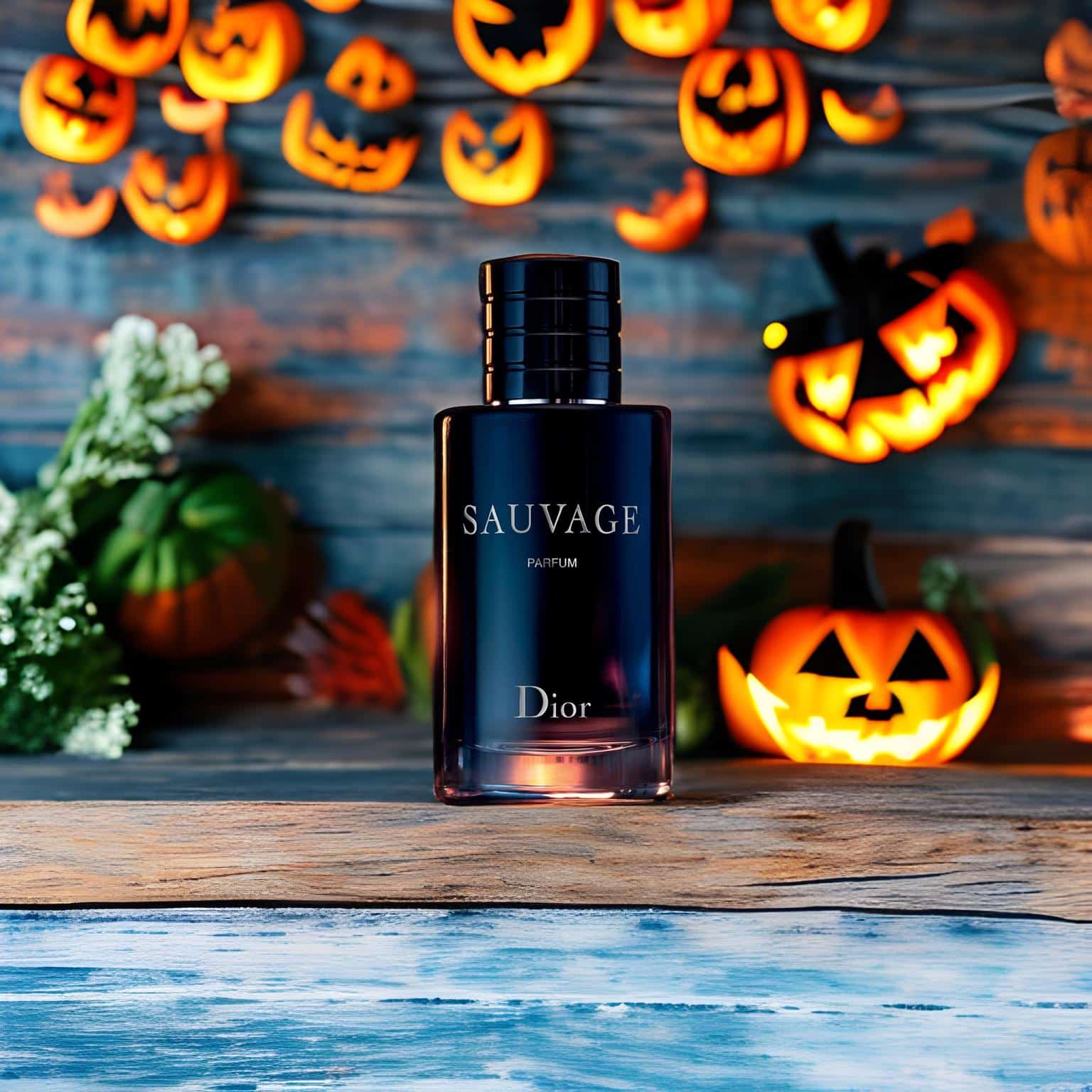 halloween product photography perfume bottle example