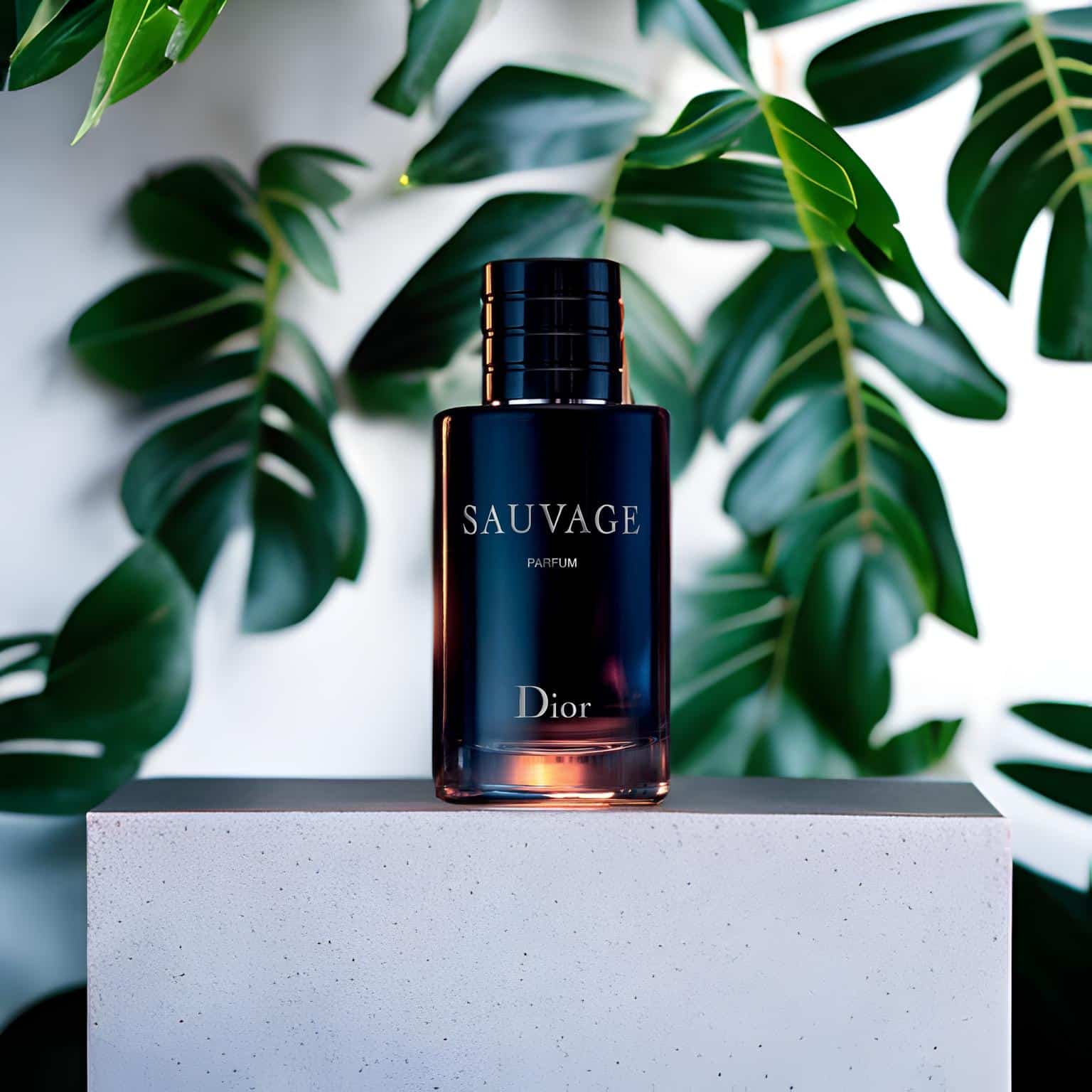 dior sauvage perfume product photography example